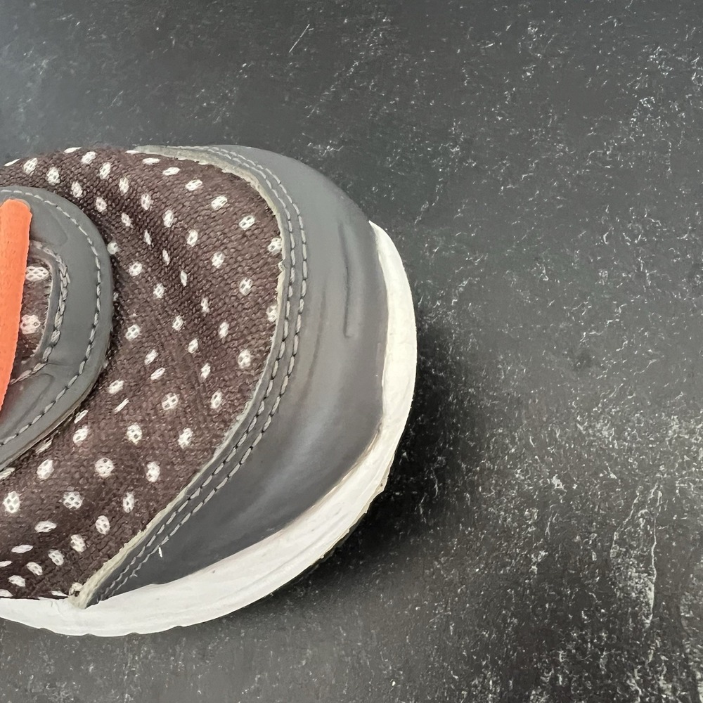 Adidas Size 8 Duramo 6 Adiprene Running Shoes Sneakers Gray Orange - very clean - Picture 11 of 16